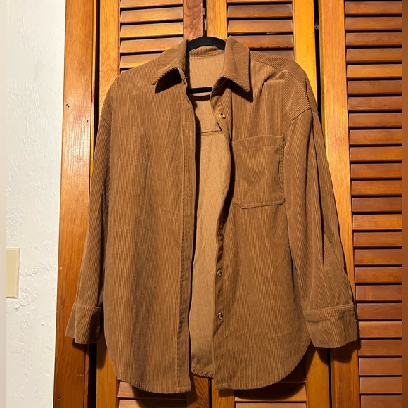 Copper, corduroy button down - Picture 1 of 1